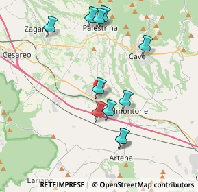 Mappa Via Gioacchino Rossini, 00030 Labico RM, Italia (4.08)