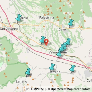 Mappa Via Gioacchino Rossini, 00030 Labico RM, Italia (5.05273)