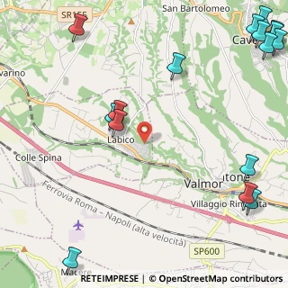 Mappa Via Gioacchino Rossini, 00030 Labico RM, Italia (3.68813)