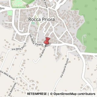 Mappa Via della Pineta, 62, 00040 Rocca Priora, Roma (Lazio)