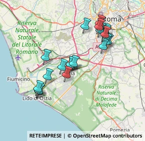 Mappa Via Francesco Suriano, 00125 Roma RM, Italia (7.282)