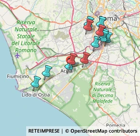 Mappa Via Francesco Suriano, 00125 Roma RM, Italia (7.25615)