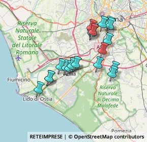 Mappa Via Francesco Suriano, 00125 Roma RM, Italia (6.837)