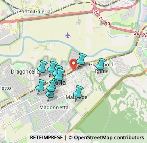 Mappa Via Francesco Suriano, 00125 Roma RM, Italia (1.54545)