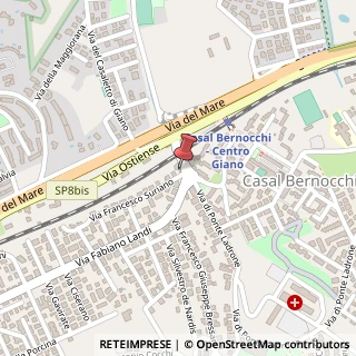 Mappa Via di Ponte Ladrone, 8, 00125 Roma, Roma (Lazio)
