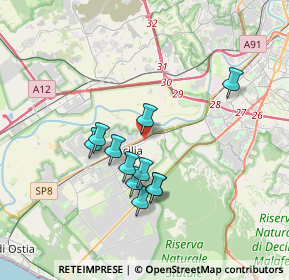 Mappa Via Francesco Suriano, 00125 Roma RM, Italia (3.19636)