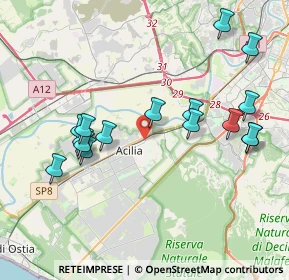 Mappa Via Francesco Suriano, 00125 Roma RM, Italia (4.38125)