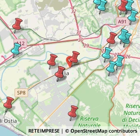 Mappa Via Francesco Suriano, 00125 Roma RM, Italia (5.916)