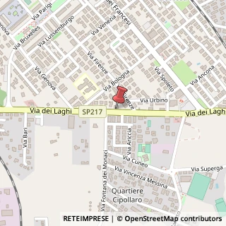 Mappa Via dei Laghi, 11, 00043 Ciampino, Roma (Lazio)
