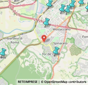 Mappa Via Aldo della Rocca, 00128 Roma RM, Italia (3.79385)