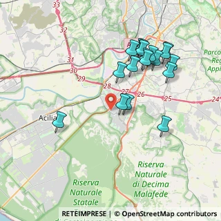 Mappa Via Aldo della Rocca, 00128 Roma RM, Italia (4.17)