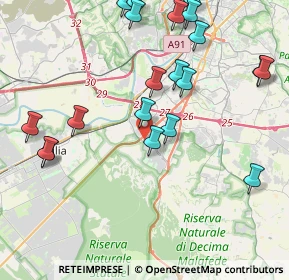 Mappa Via Aldo della Rocca, 00128 Roma RM, Italia (5.096)