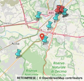 Mappa Via Aldo della Rocca, 00128 Roma RM, Italia (4.9775)
