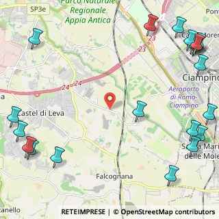 Mappa Via di Fioranello, 00134 Roma RM, Italia (3.8275)
