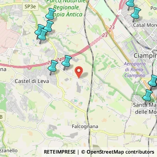 Mappa Via Del fosso di Fioranello, 00134 Roma RM, Italia (3.42091)