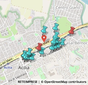 Mappa Via del Mare, 00126 Roma RM, Italia (0.433)