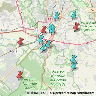 Mappa Via dei Martiri di Marzabotto, 00128 Roma RM, Italia (4.37786)
