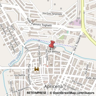 Mappa Via Melissa, 52, 71011 Apricena, Foggia (Puglia)