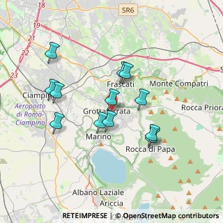 Mappa Via della Valle, 00046 Grottaferrata RM, Italia (3.4375)