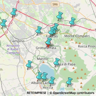 Mappa Via della Valle, 00046 Grottaferrata RM, Italia (5.26533)