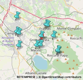 Mappa Piazza Bellini, 00046 Grottaferrata RM, Italia (3.4375)