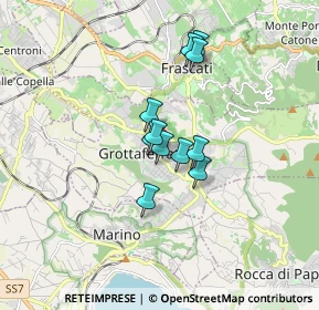 Mappa Piazza Bellini, 00046 Grottaferrata RM, Italia (1.18636)