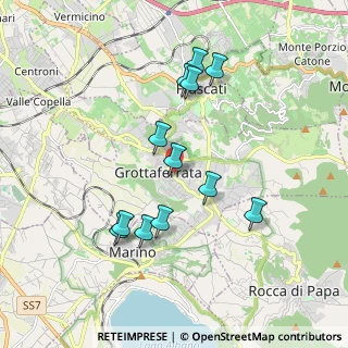 Mappa Via della Valle, 00046 Grottaferrata RM, Italia (1.8475)