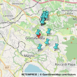 Mappa Via della Valle, 00046 Grottaferrata RM, Italia (1.76867)