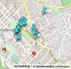 Mappa Piazza Bellini, 00046 Grottaferrata RM, Italia (0.233)