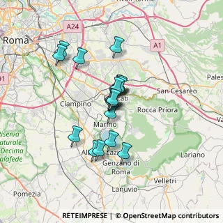 Mappa Via della Valle, 00046 Grottaferrata RM, Italia (5.17053)