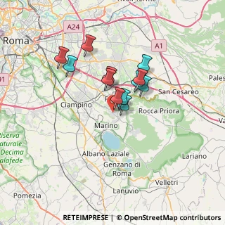 Mappa Via della Valle, 00046 Grottaferrata RM, Italia (5.31583)