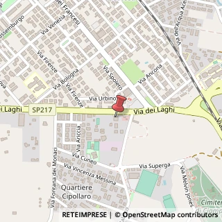 Mappa Via dei Laghi, 48, 00043 Ciampino, Roma (Lazio)