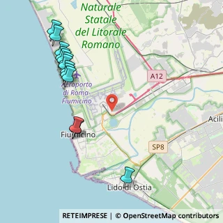 Mappa Via Vincenzo Lunardi, 00054 Fiumicino RM, Italia (5.3)