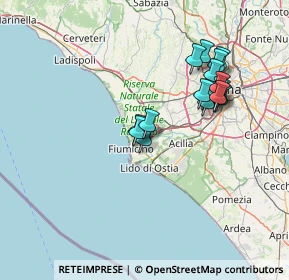 Mappa Via Gino Cappanini, 00050 Fiumicino RM, Italia (13.95176)