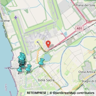 Mappa Via Gino Cappanini, 00054 Fiumicino RM, Italia (3.08818)