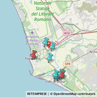 Mappa Via Gino Cappanini, 00054 Fiumicino RM, Italia (4.46545)