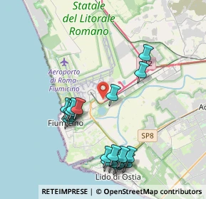 Mappa Via Gino Cappanini, 00050 Fiumicino RM, Italia (4.508)
