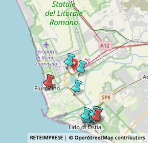 Mappa Via Gino Cappanini, 00050 Fiumicino RM, Italia (4.46545)