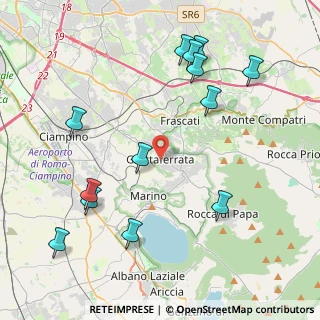 Mappa Via Giovanni Amici, 00046 Grottaferrata RM, Italia (5.14077)
