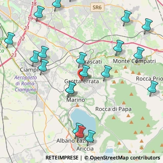 Mappa Via Giovanni Amici, 00046 Grottaferrata RM, Italia (5.7445)