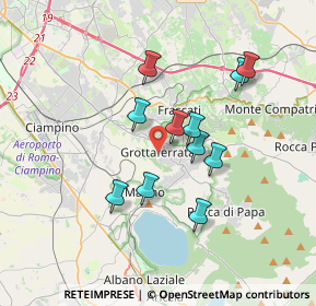 Mappa Via XX Settembre, 00046 Grottaferrata RM, Italia (3.14545)