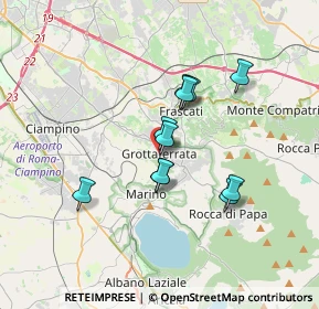 Mappa Via XX Settembre, 00046 Grottaferrata RM, Italia (2.83)