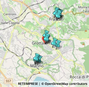 Mappa Via XX Settembre, 00046 Grottaferrata RM, Italia (1.74895)