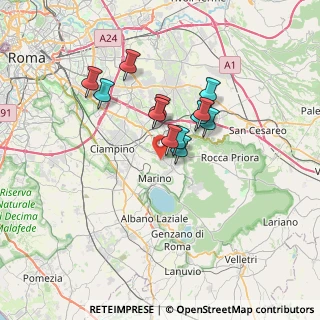 Mappa Via Giovanni Amici, 00046 Grottaferrata RM, Italia (5.4275)