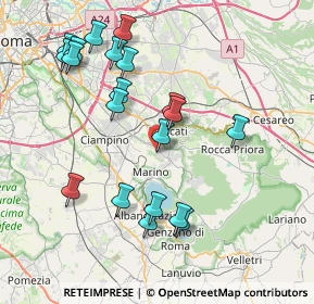 Mappa Via XX Settembre, 00046 Grottaferrata RM, Italia (8.658)