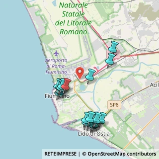 Mappa Via Arturo Dell'Oro, 00054 Fiumicino RM, Italia (4.48)