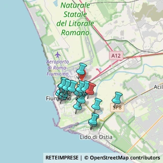 Mappa Via Pierpaolo Racchetti, 00054 Fiumicino RM, Italia (3.035)
