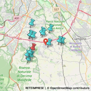 Mappa Via del Casale Radicelli, 00134 Roma RM, Italia (3.216)