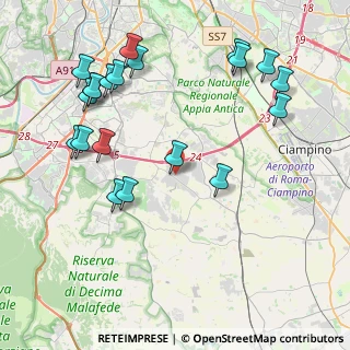 Mappa Via del Casale Radicelli, 00134 Roma RM, Italia (5.086)