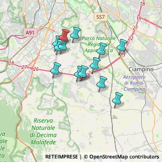 Mappa Via del Casale Radicelli, 00134 Roma RM, Italia (3.23)